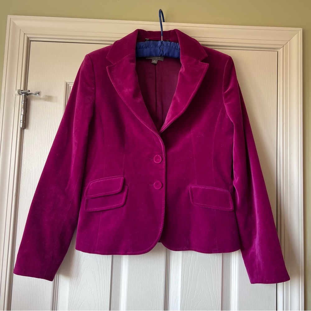 Ann Taylor Velvet Blazer